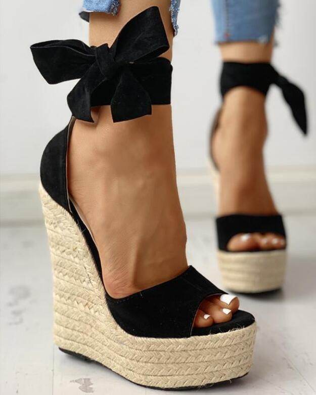 Roman wedge sandals - Mubimart