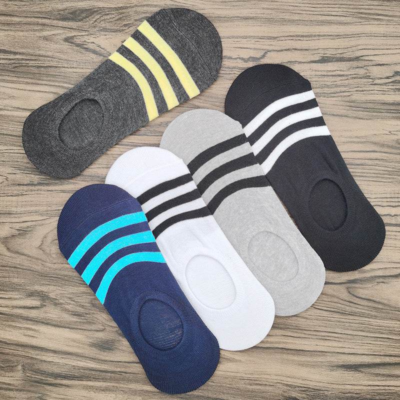 Socks Men's Boat Socks Low Top Invisible Socks Socks Summer Thin Men's Socks - Mubimart