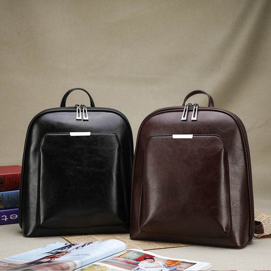 Backpack women fashion pu backpack - Mubimart