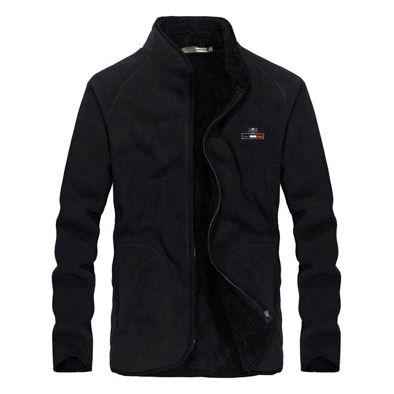 Men's fleece jacket sweater - Mubimart