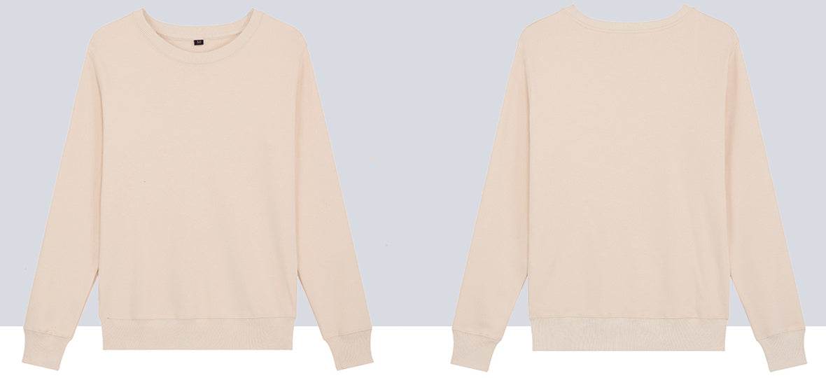 Custom Round Neck Sweatshirts Health Cotton - Mubimart