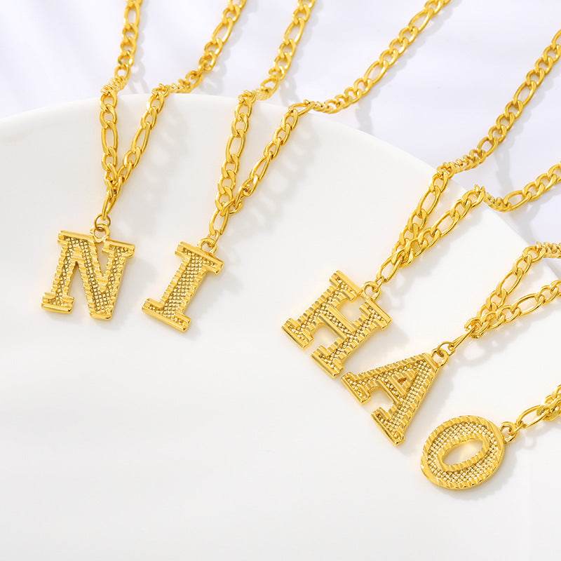 26 English alphabet anklets - Mubimart