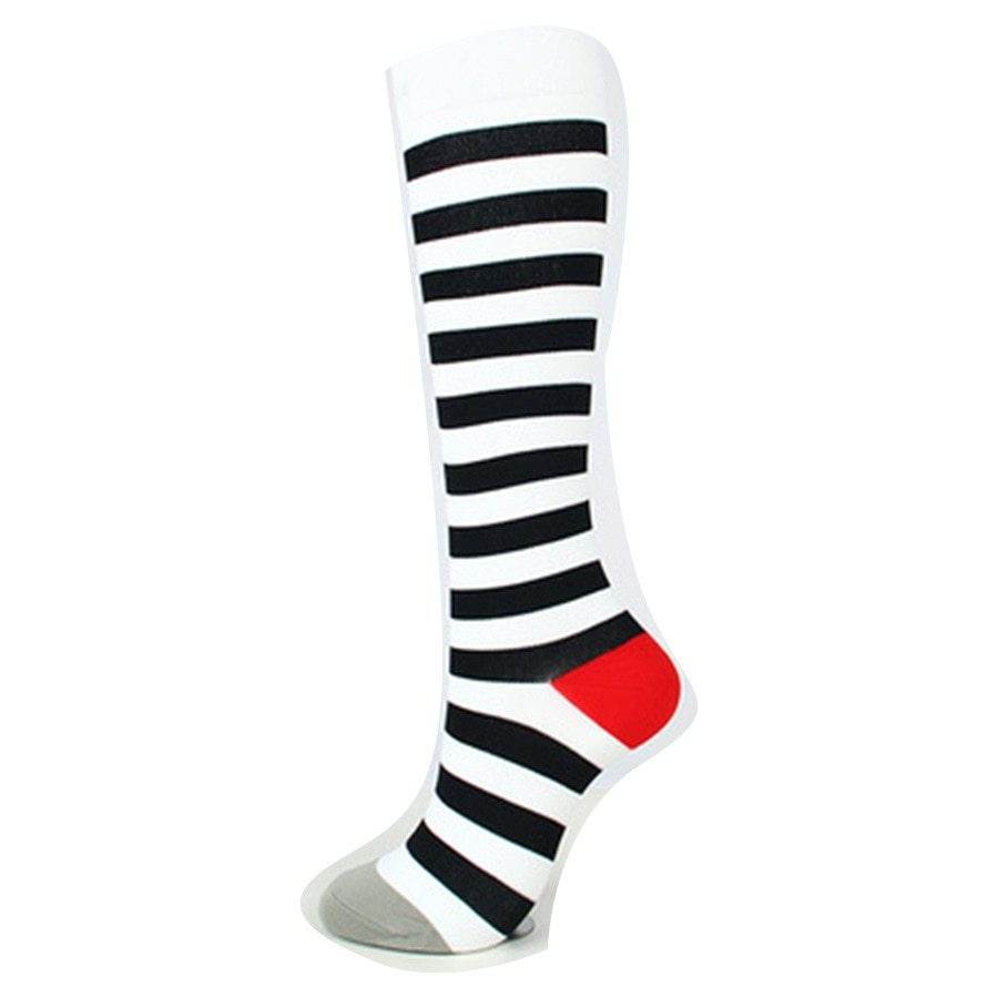 Sports Compression Socks Pattern Stretch Stockings - Mubimart