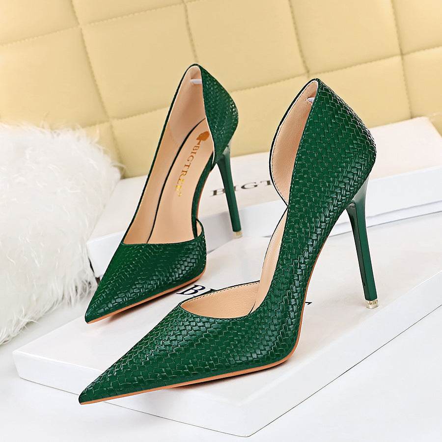 Nightclub Slim Stiletto Super High Heel Pumps - Mubimart