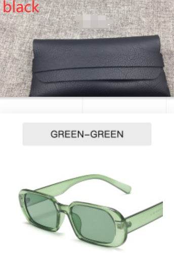 Retro Small Frame Sunglasses Female Candy Color Colorful Fashion Sunglasses - Mubimart