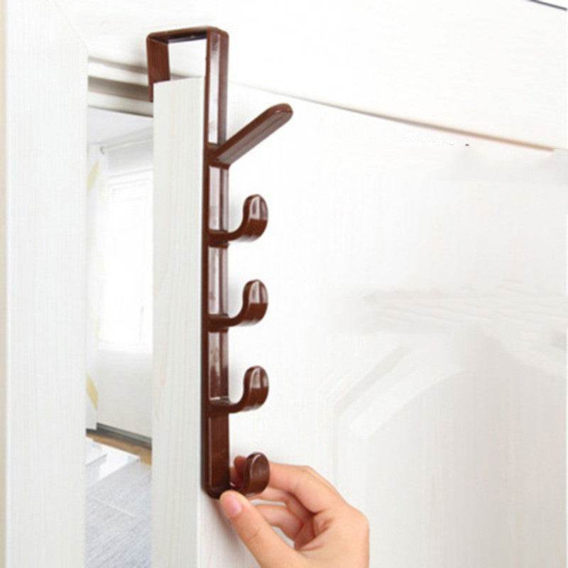 Creative Multi-purpose Five-Segment Hooks Towels And Hats With 5 Seamless Hooks - Mubimart