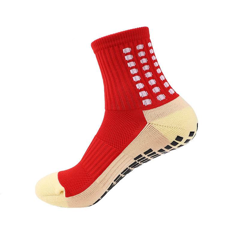 Professional Training Competition Thick Towel Bottom Middle Tube Glue Dispensing Non-slip Athletic Socks - Mubimart