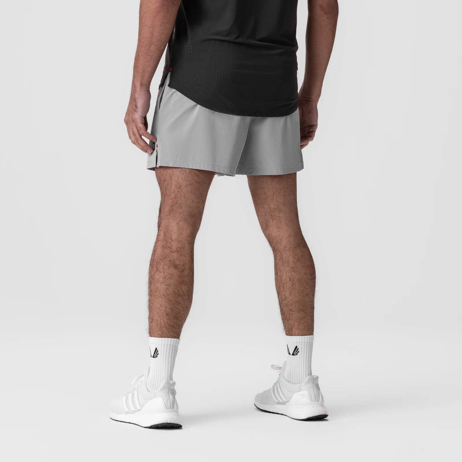 Muscle Workout Nylon Spandex Sports Shorts - Mubimart