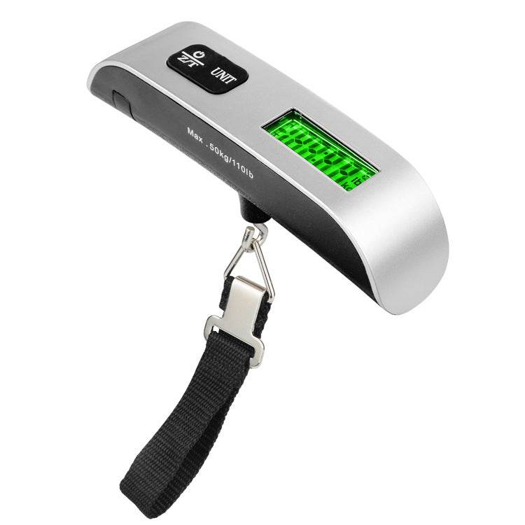 50kg Lcd Luggage Scale Electronic Digital Portable Suitcase Travel Scale Weighs Baggage Bag Hanging Scales Balance Weight - Mubimart