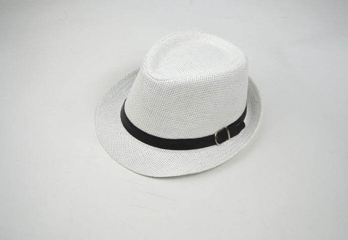 Summer hats men's summer casual trend hat female outdoor trip sunshade straw straw hats - Mubimart