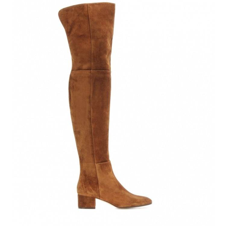 Mid-heel over the knee boots - Mubimart