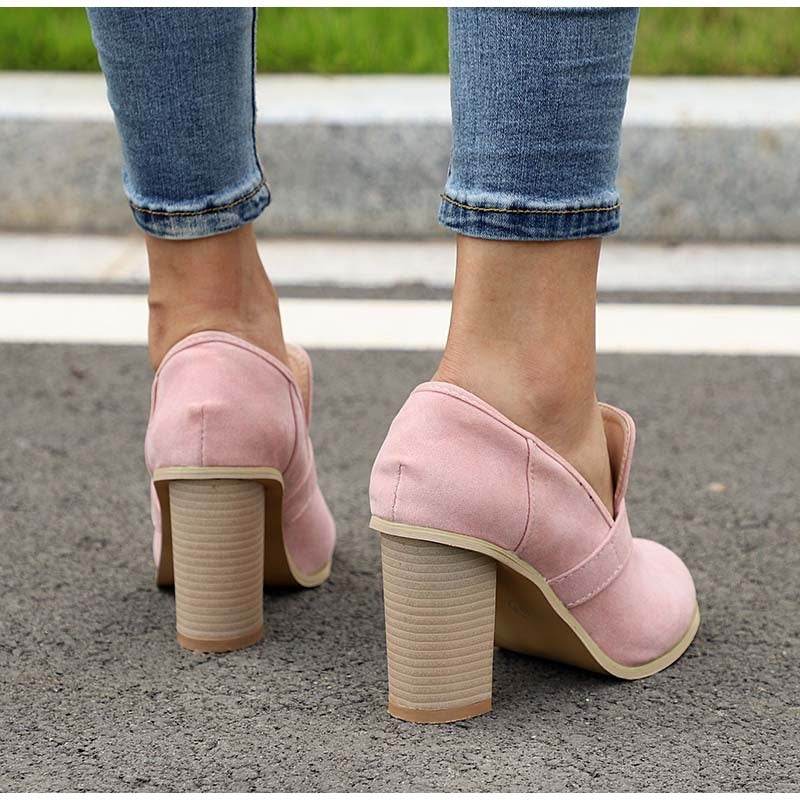 Frosted Chunky Booties - Mubimart