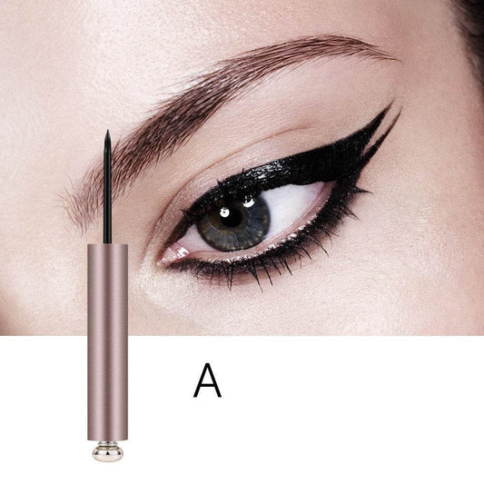 Rose Gold Beginner Liquid Eyeliner Waterproof Quick Dry No Halo Eyeliner - Mubimart