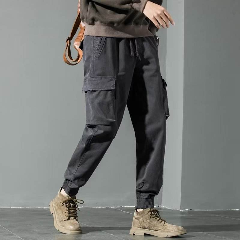Military Style Loose Casual Jogger Pants Men's - Mubimart