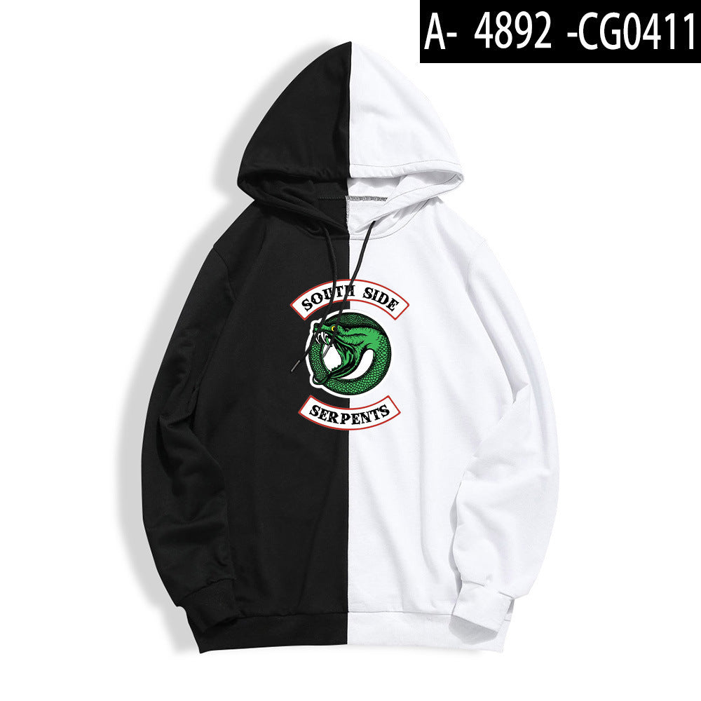 RIVERDALE SPLICE COLOR HOODIES - Mubimart - Hoodies 