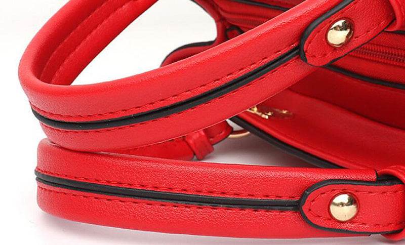 Women Hairball Ornaments Totes Patchwork Handbag Party Purse Ladies Messenger Crossbody Shoulder Bags Women Handbags - Mubimart
