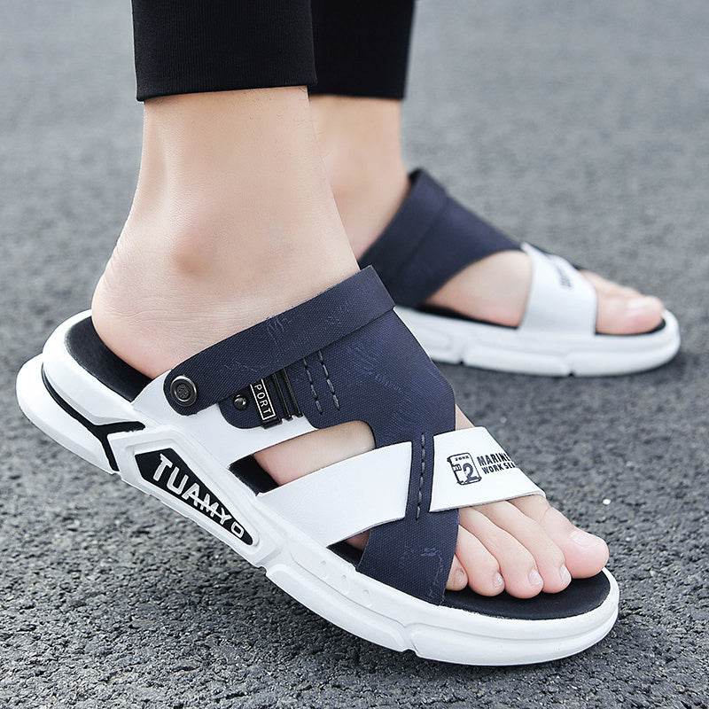 Waterproof Leather Sandals For Men - Mubimart