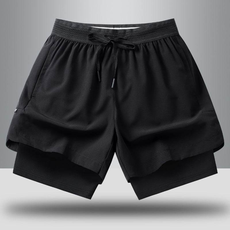 Men's Casual Fitness Quick-drying Shorts Breathable Workout Shorts - Mubimart