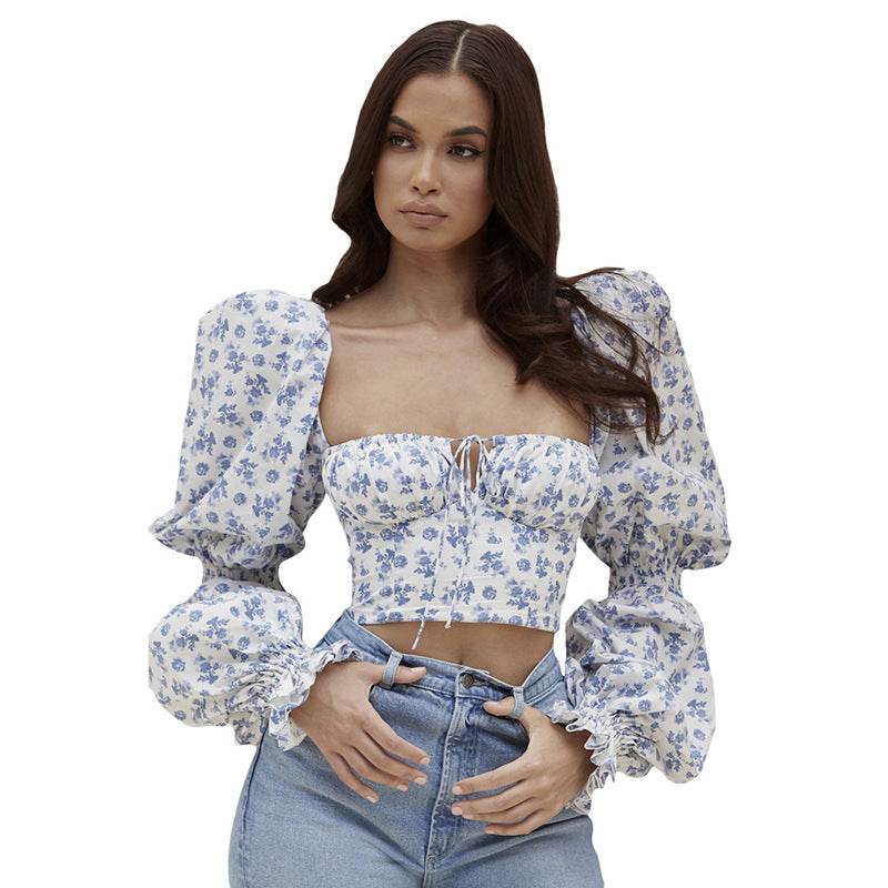 Slim printed T-shirt for women - Mubimart