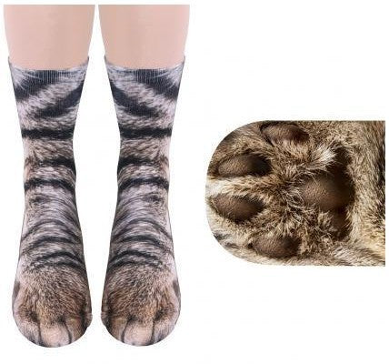 3D Animal Paw Socks Cute Cat Claws Socks Unisex Long Socks - Mubimart -  