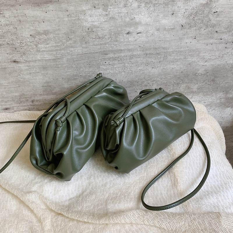 Women Simple Dumplings Messenger Bag - Mubimart