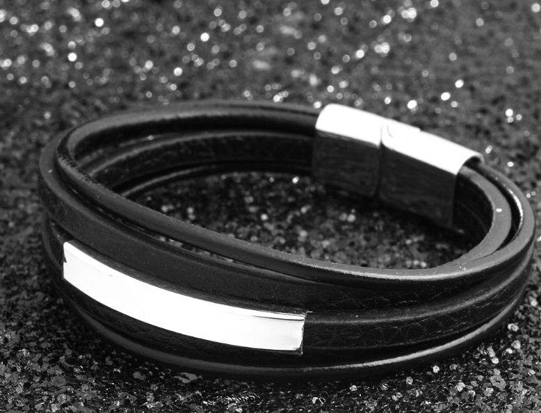 Genuine Leather Bracelets For Men - Mubimart