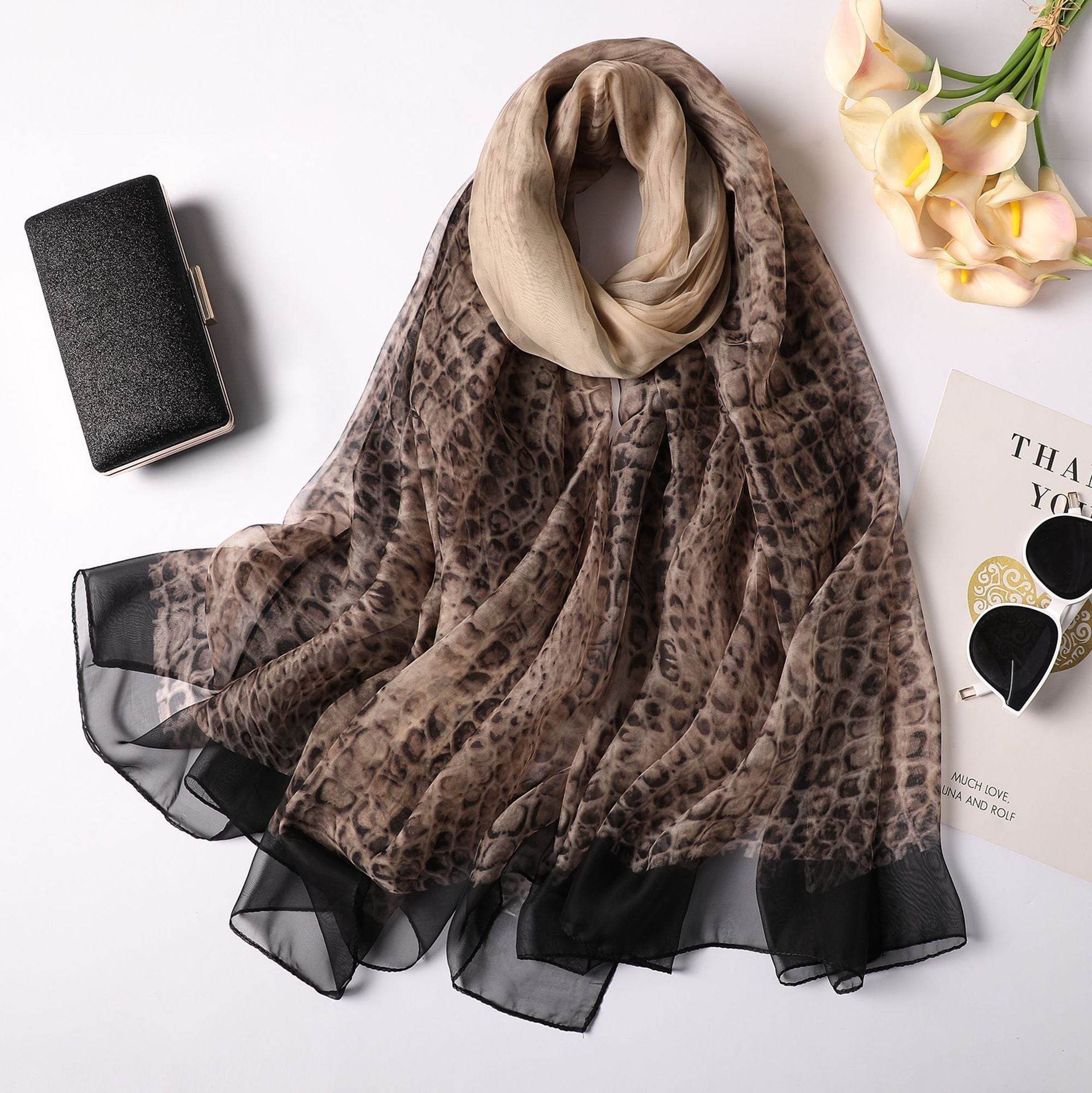 Women's spring and autumn shawl shawl - Mubimart