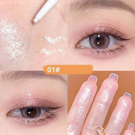 Color Extremely Fine Dual-use Natural Brightening Shadow Eyeliner Gel Pen - Mubimart