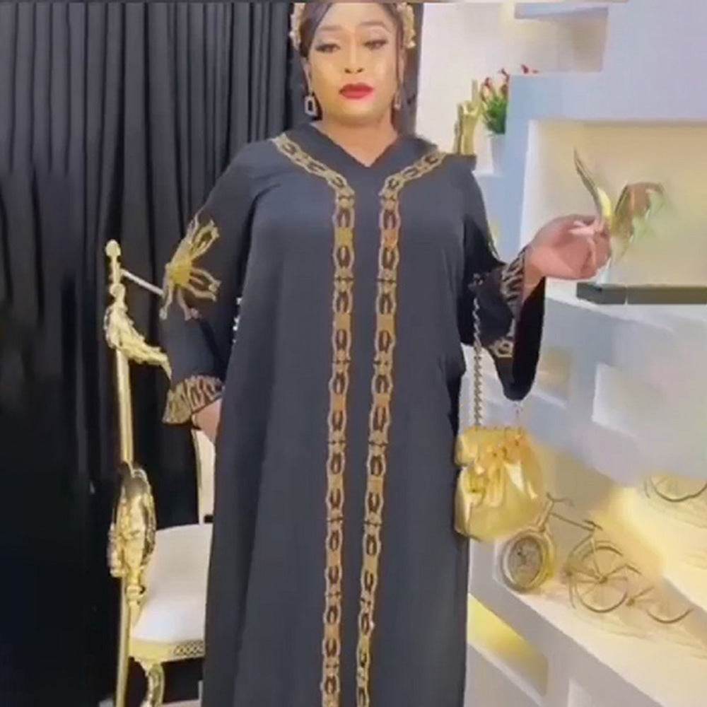 Ethnic Style Plus Size Dress Middle East Muslim Style Robe - Mubimart