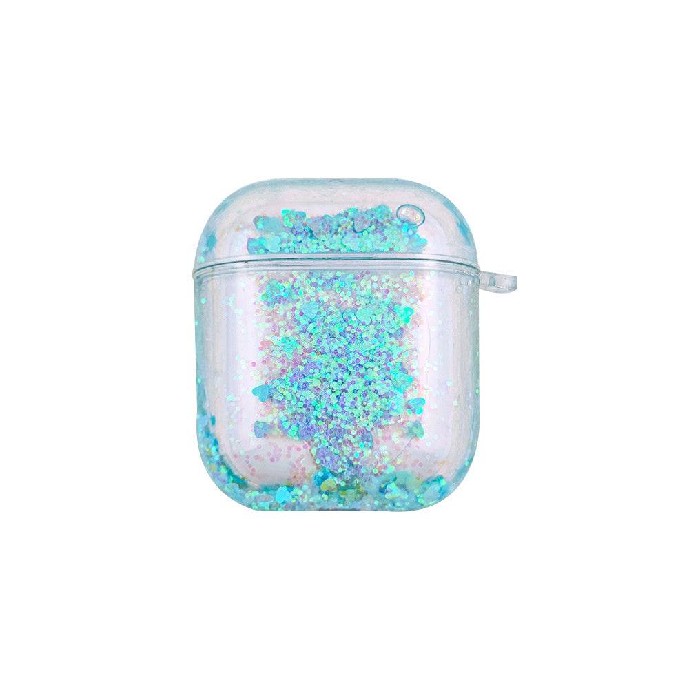 Bluetooth Liquid Quicksand Earphone Case Protection - Mubimart