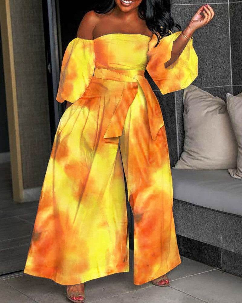 New Summer Loose Plus Size Jumpsuit - Mubimart