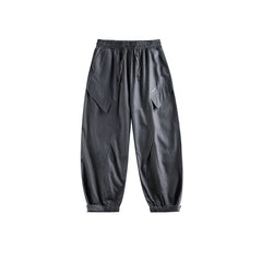 Men's All Cotton Loose Straight Jogger Pants