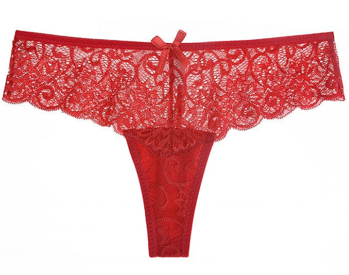 Woman Sexy Lace Thong - Mubimart -  