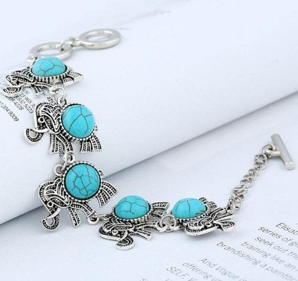 Elephant Charm Bracelet - Mubimart