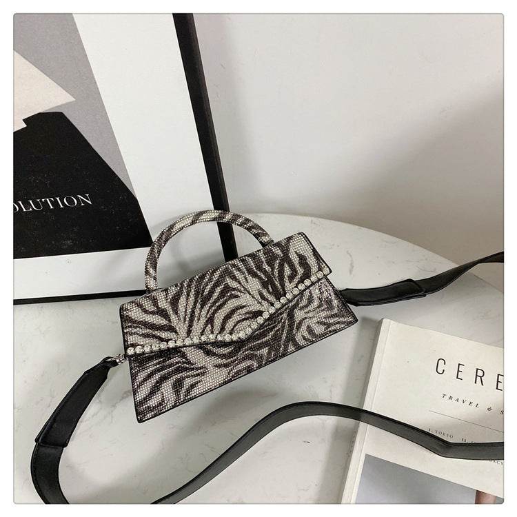 Luxury Leopard Diamonds Handbags Designer Brands Women Evening Bag - Mubimart