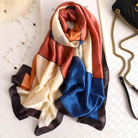 Matching colour travel sunscreen scarves - Mubimart