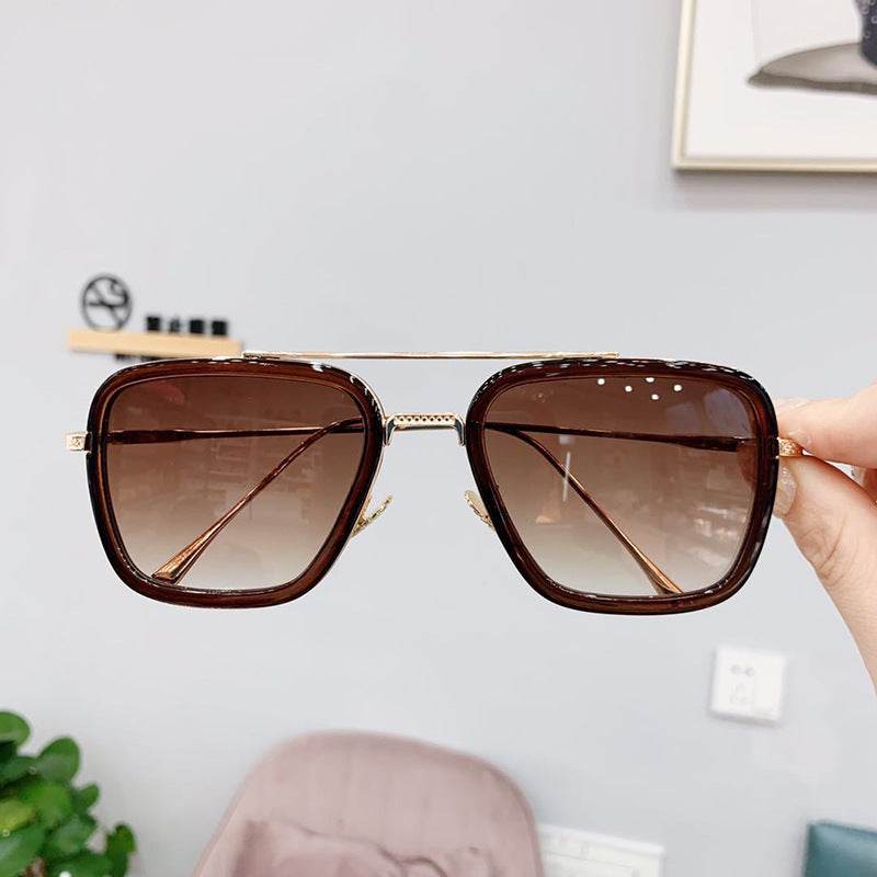 Sunglasses retro men and women shade sunglasses - Mubimart