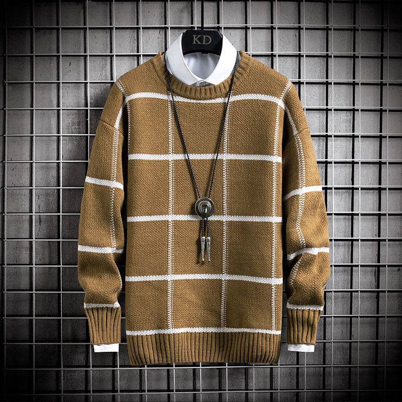 Thickened pullover sweater - Mubimart