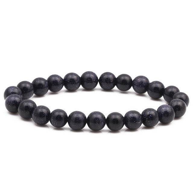 Natural Stone Beads Bracelet Men - Mubimart