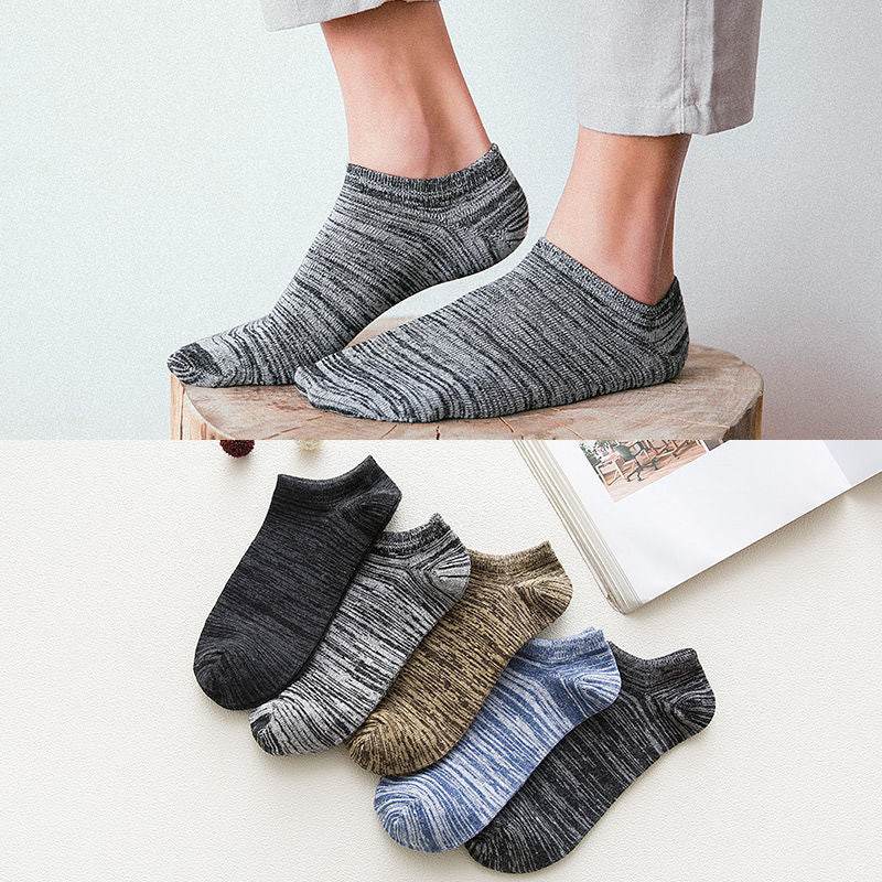 Men's Crew Socks Thin Breathable Short Sleeve - Mubimart