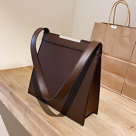 Elegant Female Large Tote Bag Fashion New High Quality PU Leather Women's Designer Handbag Travel Shoulder Messenger Bag - Mubimart