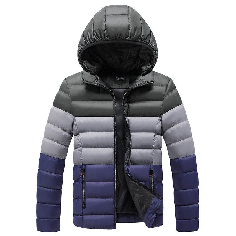 Thick Warm Jacket Casual Trendy Brand Down Padded Jacket - Mubimart