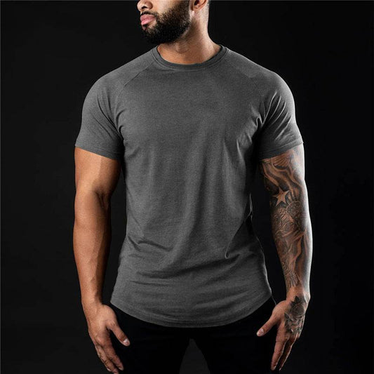 Sports Short-sleeved Quick-drying T-shirt Men's Casual Workout Top - Mubimart