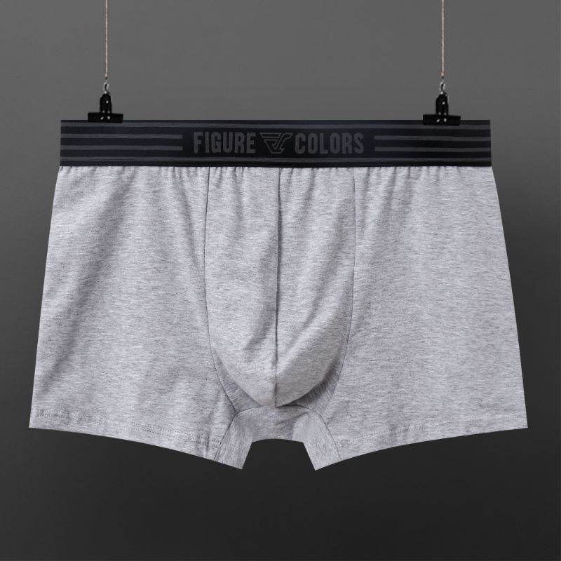 Men's Boxers Cotton Breathable Low Waist - Mubimart