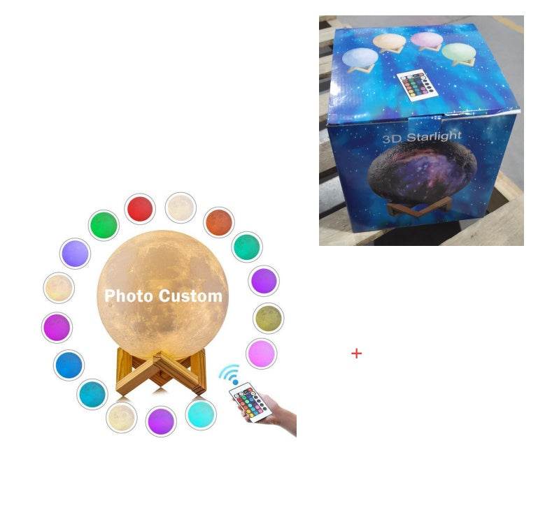 Custom Moon Lamp - Mubimart