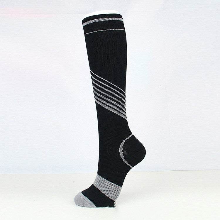 Long tube twill compression socks - Mubimart