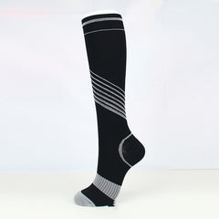 Long tube twill compression socks - Mubimart -  