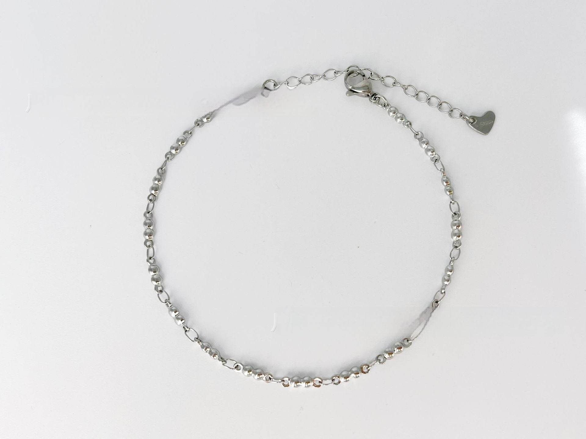 European And American Style Fashion Special-interest Stainless Steel Anklets Love Anklet Multi-style Ins - Mubimart