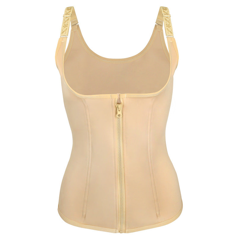 Adjustable Zipper Waist Shaper & Trimmer - Mubimart -  