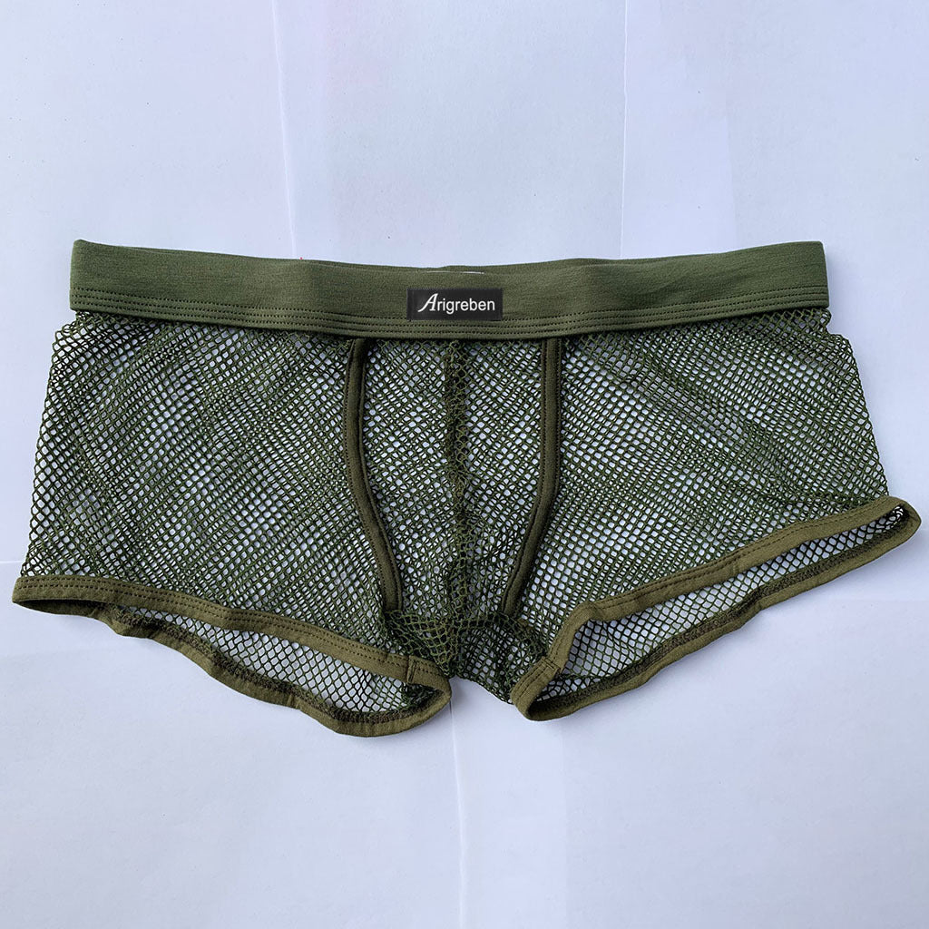 Ademende boxershorts van mesh voor heren